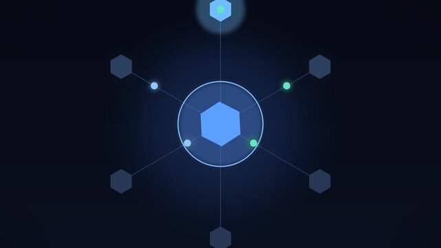 Autonomous AI agent orchestration network with central core coordinating agents