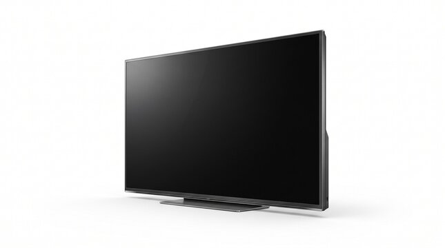 lcd monitor isolated on white