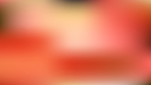 Abstract Orange Red Gradient Mesh Blurred Abstract Vector Background