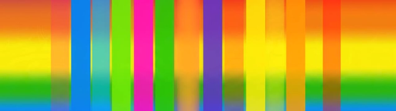 Lgbtq pride rainbow flag abstract background colorful vertical stripes and horizontal gradient inclusive diversity and equality concept motion.