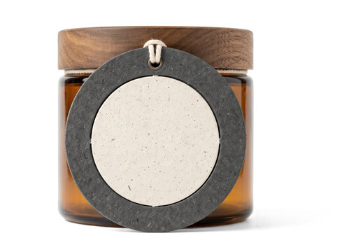 Modular reusable product identity tag designed for refillable packaging systems