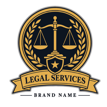 Legal Services Badge Logo - Concept