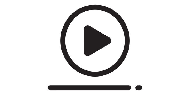 Play button icon with progress