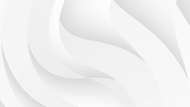White Abstract Modern Background Loop &ndash; Clean Minimal Design, Light Geometric Texture, Elegant Corporate Backdrop