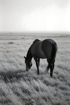 Horse, field, grazing, meadow, pasture, grass, green, steed