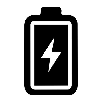 Battery and Charging Vector Icon Illustration for Power and Energy／バッテリー・充電・電力エネルギーのベクターアイコンイラスト