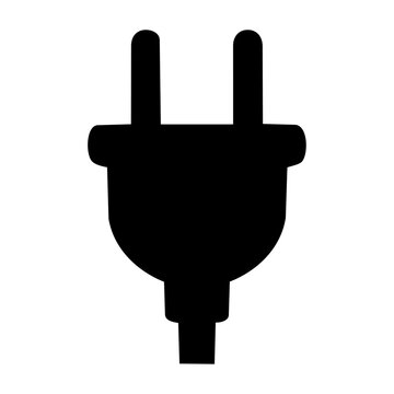 Electrical Outlet and Charging Vector Icon Illustration for Power Supply and Energy／コンセント・充電・電源供給のベクターアイコンイラスト