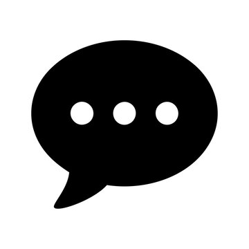 Chat Bubble and Messaging App Vector Icon Illustration for Online Communication／ふきだし・チャットアプリ・オンラインコミュニケーションのベクターアイコンイラスト
