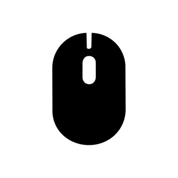 Computer Mouse Vector Icon Illustration for PC and Digital Device／マウス・パソコン操作・デジタル機器のベクターアイコンイラスト