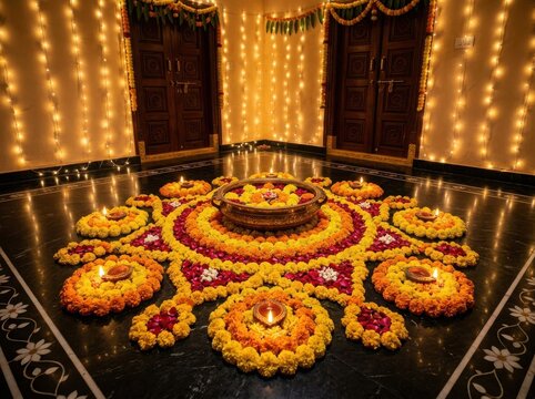 Diwali festival lights and decorations , Diwali, Kali Puja, Indian Festival, Lakshmi