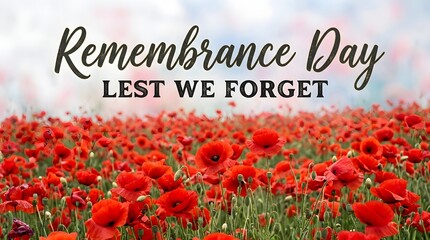 Obraz premium Remembrance day in canada honoring the sacrifices of veterans and remembering those who served for peace and freedom lest we forget