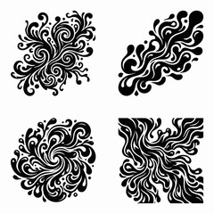 Fototapeta premium Vibrant colorful abstract floral background with fluid organic shapes and bright neon gradients, decorative vector illustration for modern graphic design and artistic wallpaper.
