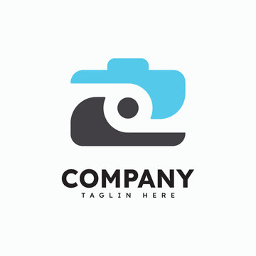 Camera logo symbol illustration design