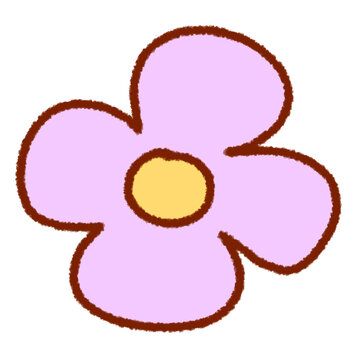 심플한 보라색 꽃