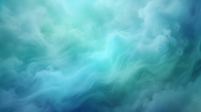 Abstract blue smoke clouds