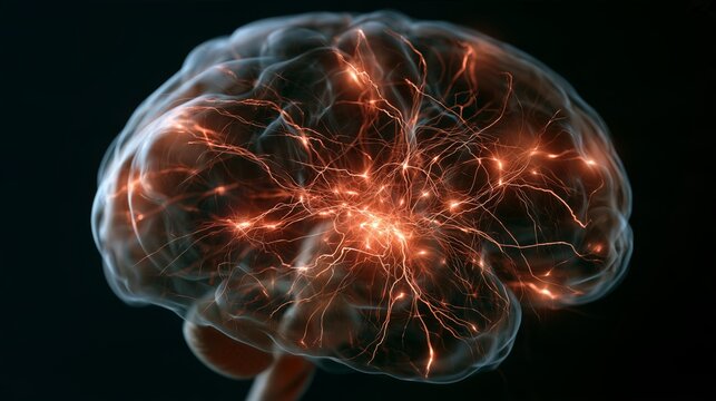 Abnormal electrical activity of the brain linked to epileptic seizures