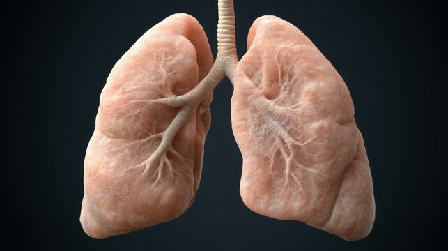 Pulmonary edema and fluid accumulation in the lungs impacting respiratory function