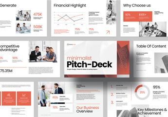 Minimal Pitch Deck Presentation Template