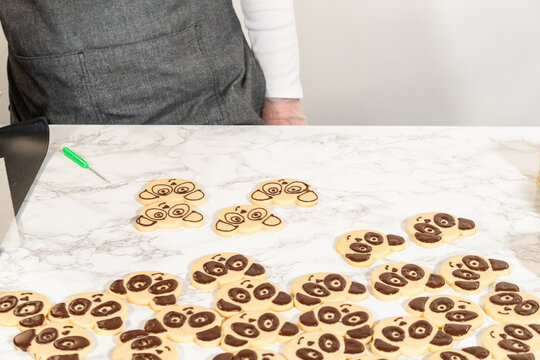 Rich Chocolate Royal Icing for Decorating