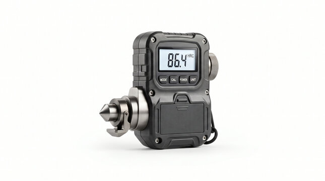 Digital hardness tester device for industrial metal material