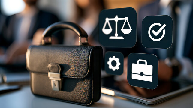 Hiring legal defense service with lawyer for professional representation and protection