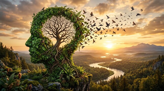 Nature Inspired Human Mind Landscape