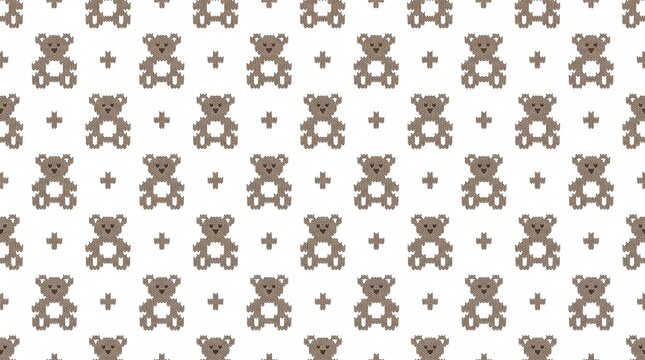 teddy bear knitted pattern 