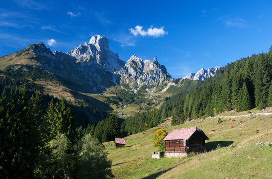 Austria, Filzmoos, Dachstein Mountains, Gosaukamm, Bischofsmuetze