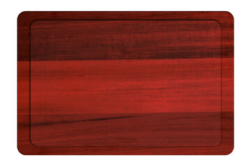 Blank red wooden board for Christmas greetings and designs. © vovan