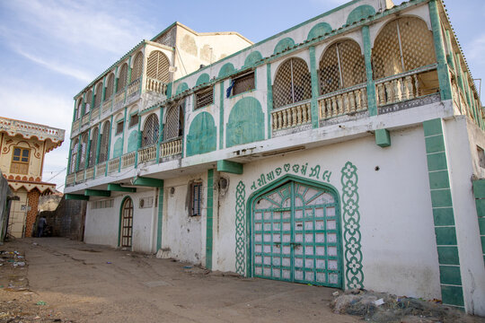 Old haveli building, Mandvi, India