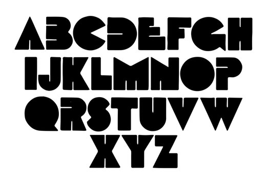 Ultra-heavy block typography composed of sharp triangular slashes, solid square fills, and minimal negative space, perfect for gaming logos, heavy metal posters, and bold branding.