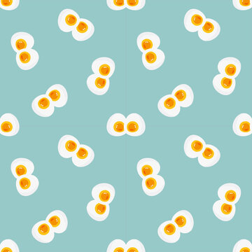 seamless pattern with eggs