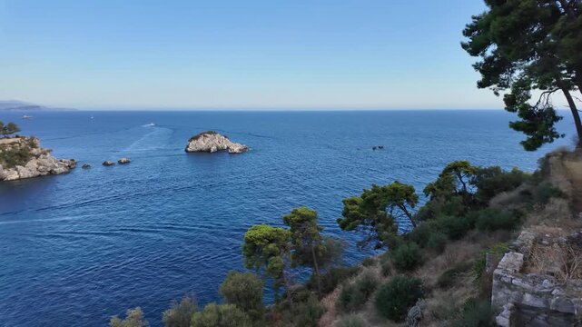 Amazing Summer view of Town of Parga, Epirus, Greece