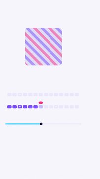 Vertical 9:16 animated karaoke bar bounce following syllables in blue and cyan on a light background. Seamless looping 4K motion graphics in portrait format for reels, shorts, stories and music videos