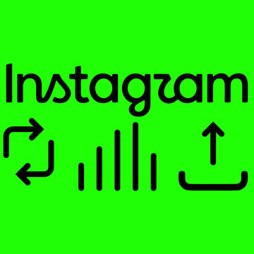 Instagram new icons set, live video streaming frame. Like, love, heart, home, repost, comment, follow, share, save, stories user button signs, set social media notification functional icons update. 