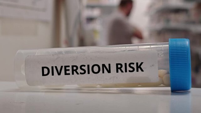 DIVERSION RISK oral tablet supply resilience environmental safety and traceability concept