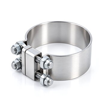 Stainless Steel Split Ring Clamp with Multiple Bolts