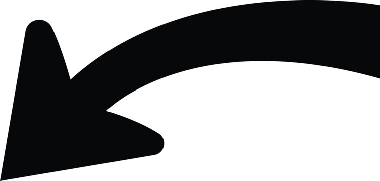 Black arrow vector