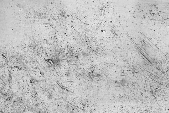 scratch overlay, aged surface texture, gray background, black scratches and noise on white wall