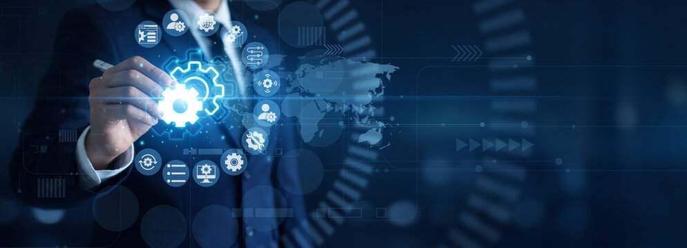 System configuration. Technician point of Settings using smart device analyzing application control parameters and user preference modifications on screen. Custom network setup.