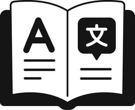 Language Translation and Foreign Language Learning Icon