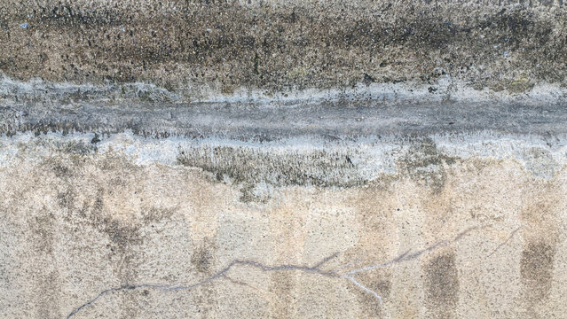 Rough Weathered Concrete Surface Texture and Industrial Grunge Background
