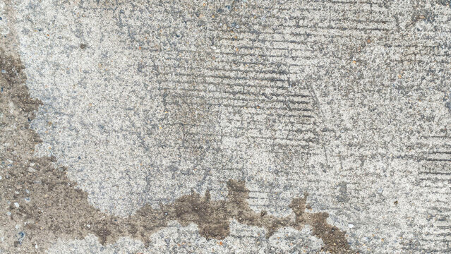 Rough Weathered Concrete Surface Texture and Industrial Grunge Background