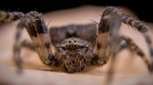 Spider of different species photographed in different poses  