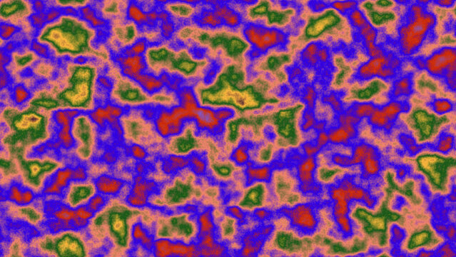 Colorful abstract seamless pattern with mottled organic shapes