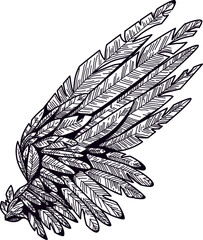 Fototapeta premium Crow Wing