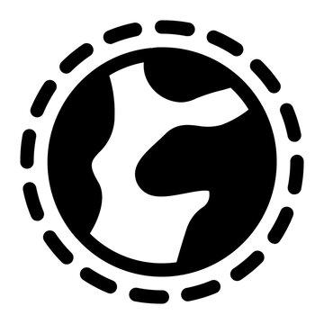 Alert icon with solid style