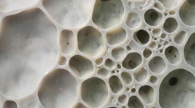 Microscopic Porous Cellular Field with Varied Open Cell Structures