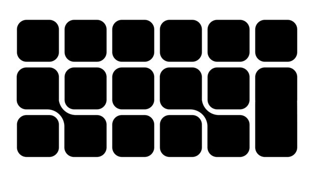 Metaball pattern organic. Circle Shapes Abstract Geometric Dot. Vector