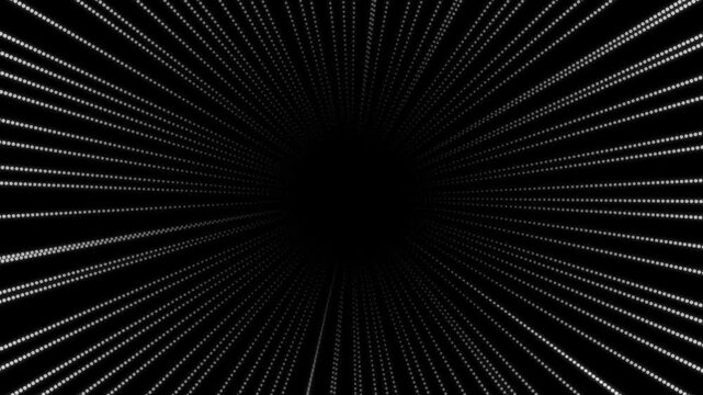 Abstract Dot Tunnel Motion Graphic Loop